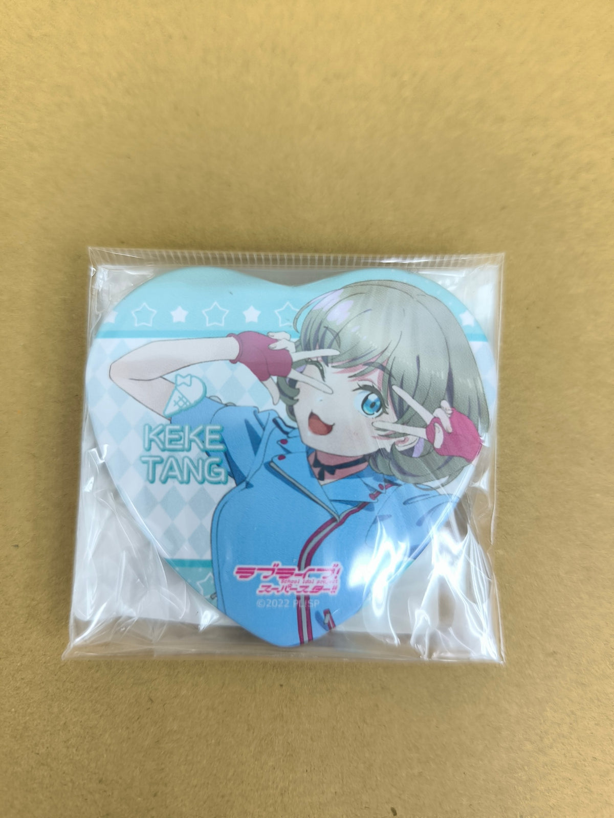 ラブライブ！ラブライブ！スーパースター！！ 缶バッジ ハート型缶バッジ シンクシンクイノベーション 唐可可 [ll-00387]