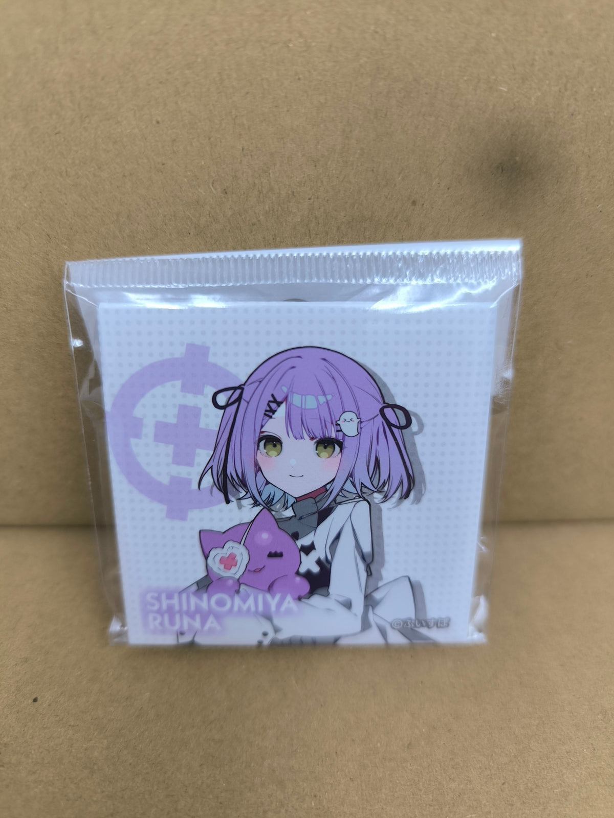 ぶいすぽっ！｢私たちはゲームで世界を作る｣ ランダム缶バッジ 紫宮るな [ym-026]