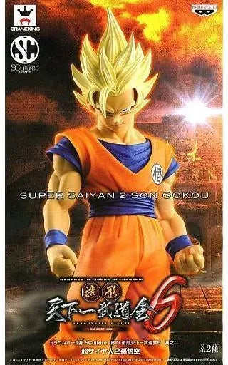 Dragon Ball Super SCultures BIG Zoukei Tenkaichi Budokai 6 Vol. 2 Super Saiyan 2 Son Goku (Normal Color Ver.)