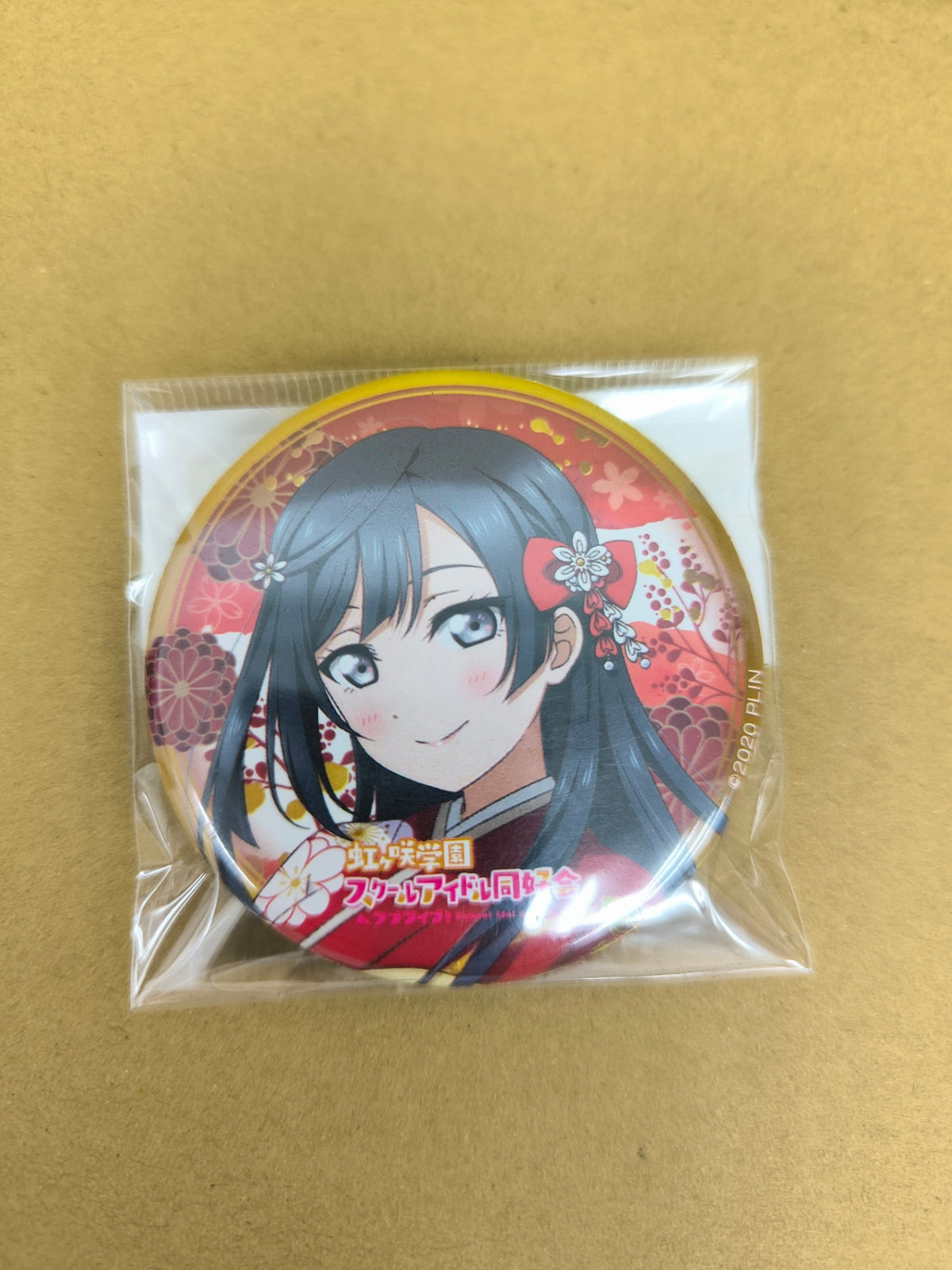 ラブライブ！ 虹ヶ咲学園スクールアイドル同好会 缶バッジ マルイ 着物ver. 優木せつ菜 [ll-00284]