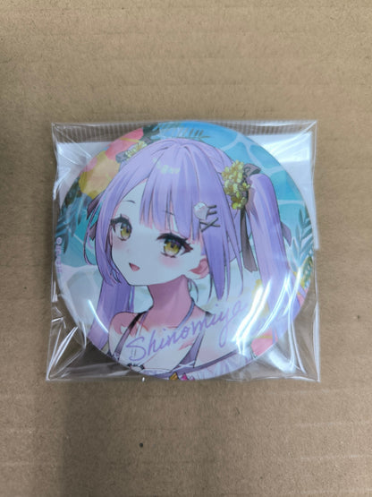ぶいすぽっ！サマービーチ2024 ランダム缶バッジ 紫宮るな [ym-056]