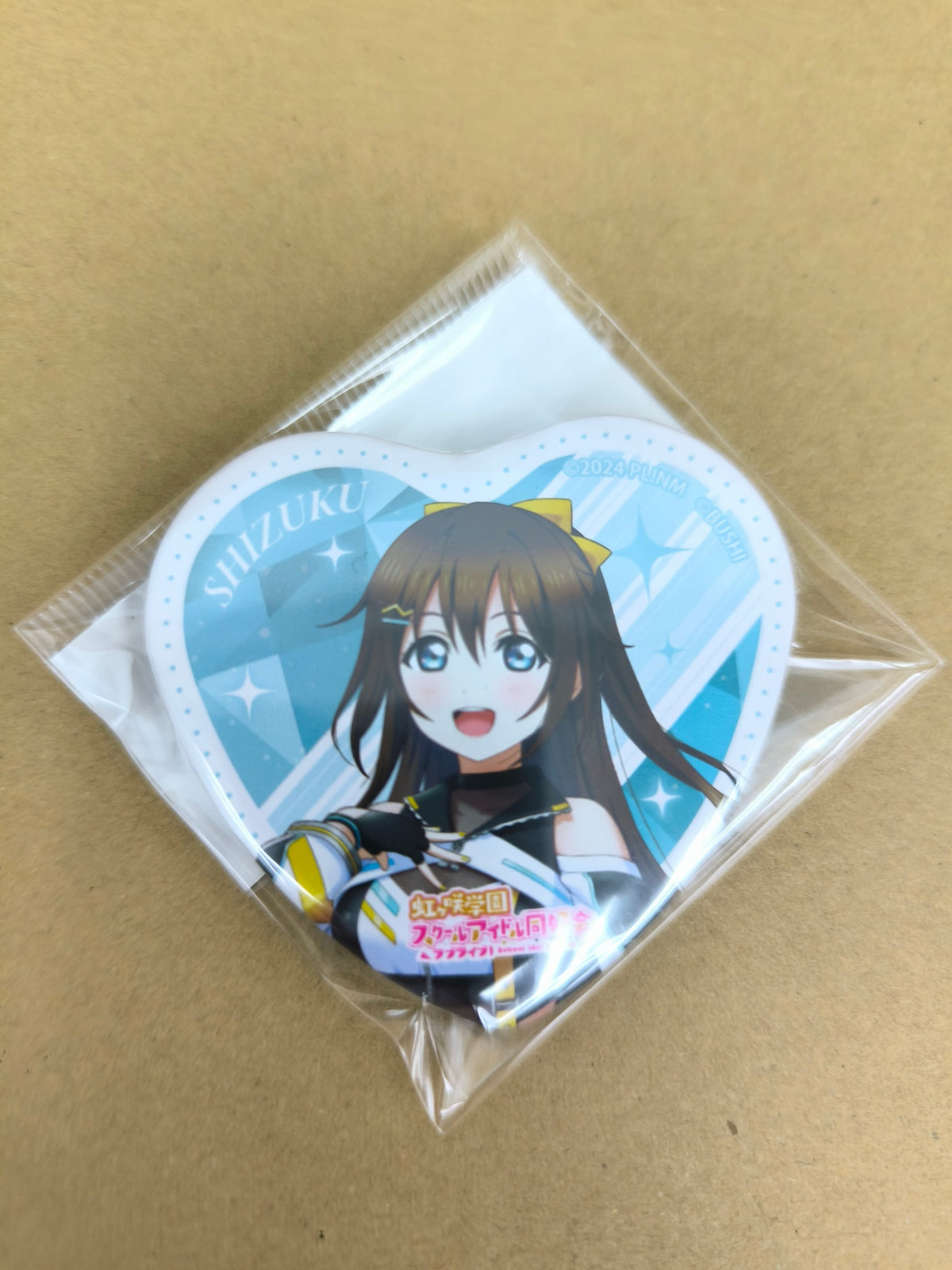 ラブライブ！ 虹ヶ咲学園スクールアイドル同好会 缶バッジ ハート型缶バッジ GiGO ラブカ2026 桜坂しずく [ll-00342]
