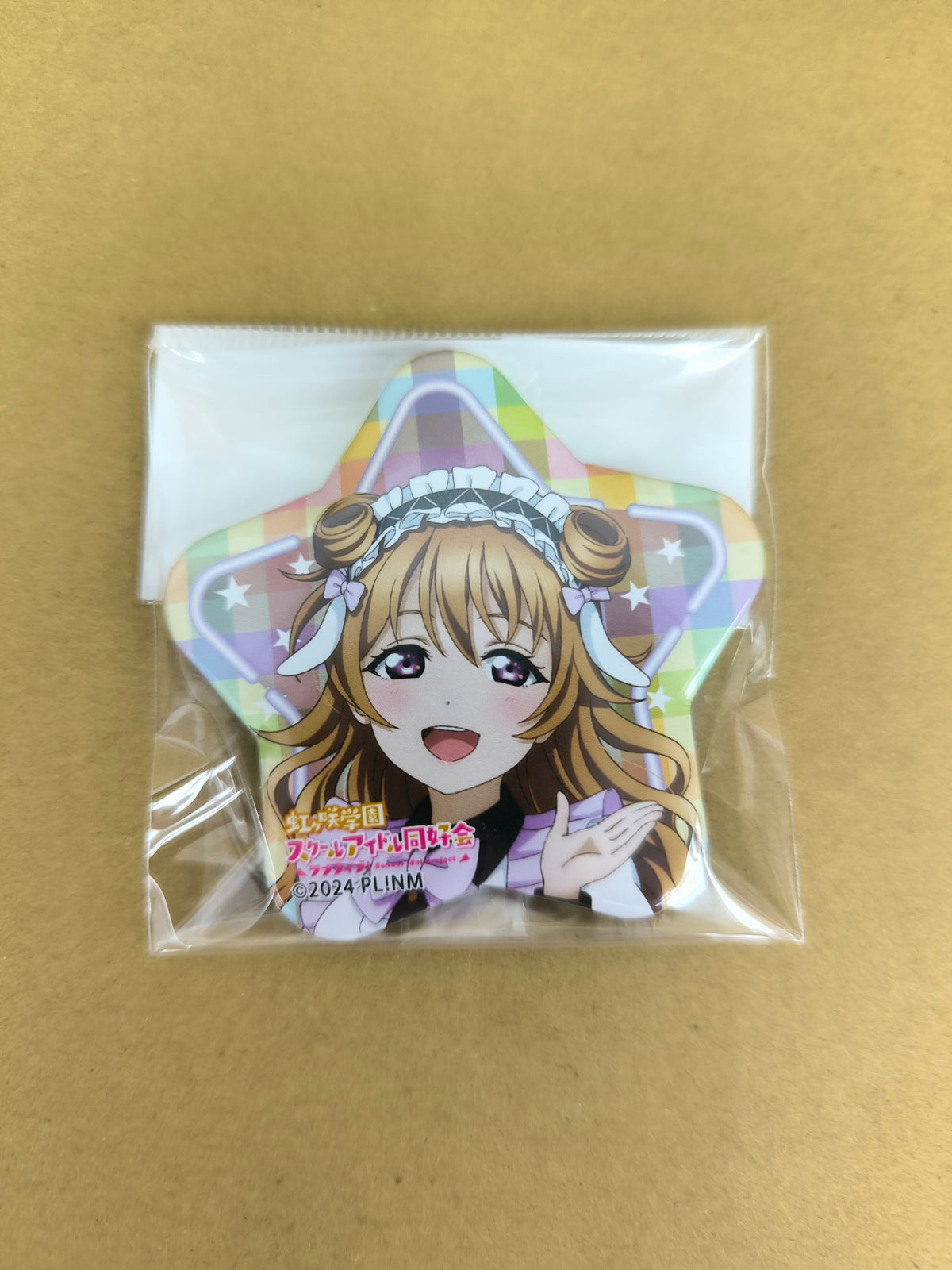ラブライブ！ 虹ヶ咲学園スクールアイドル同好会 缶バッジ 星型缶バッジ お台場ゲーマーズ6周年 近江彼方 [ll-00316]