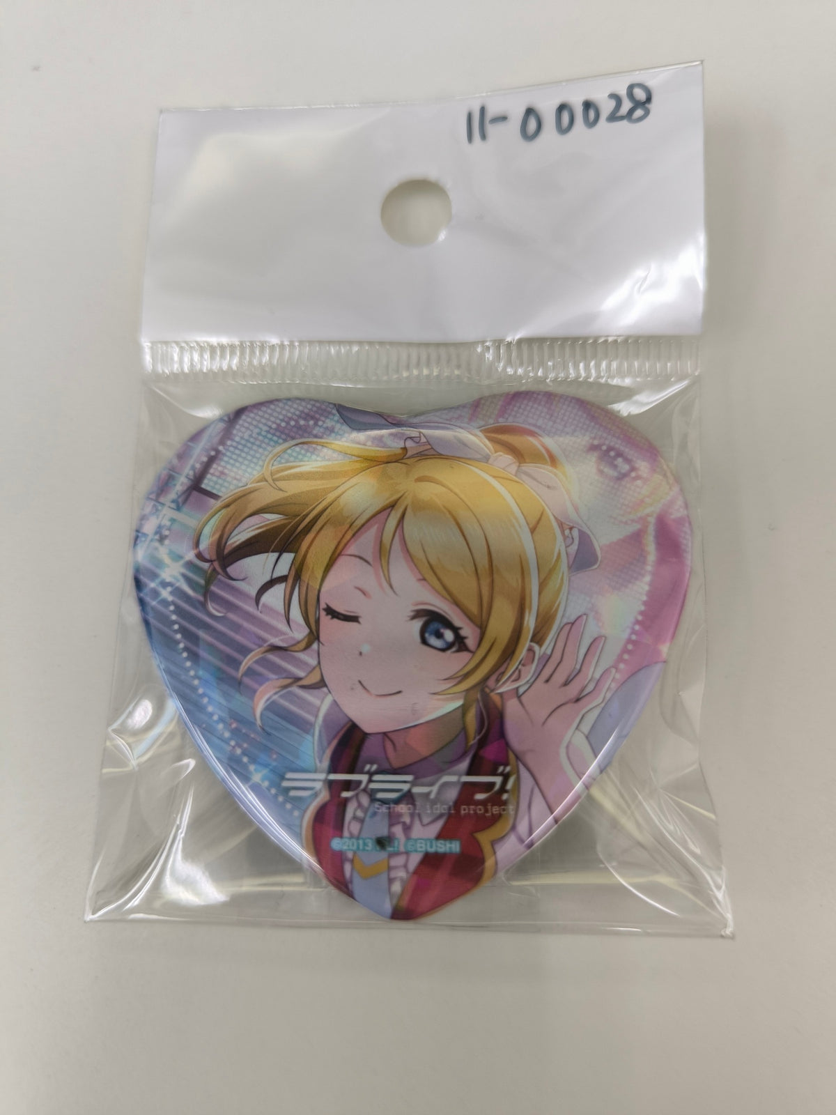 ラブライブ！ 缶バッジ スクフェス2 ホログラム 絢瀬絵里 [ll-00028]