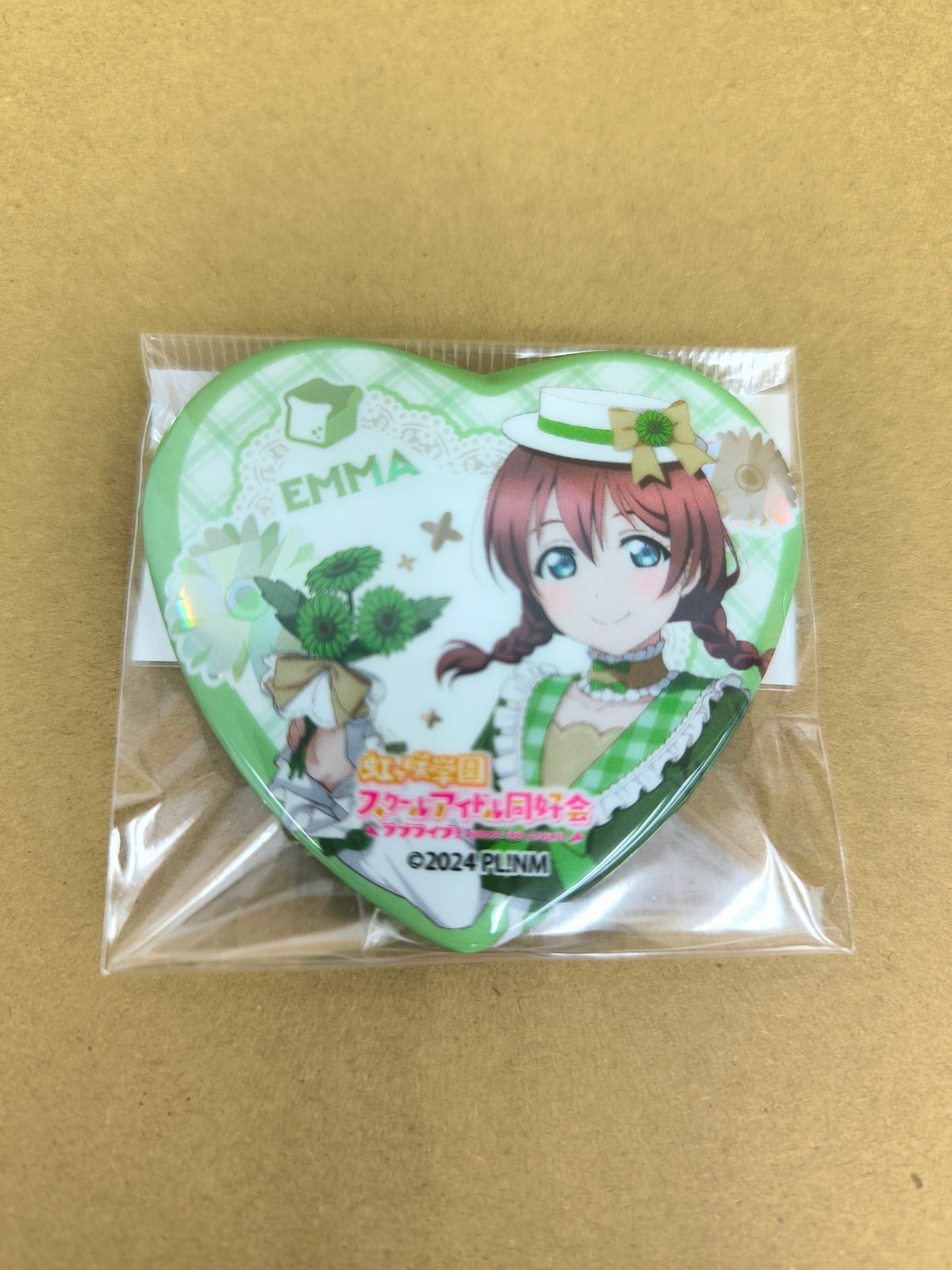 ラブライブ！ 虹ヶ咲学園スクールアイドル同好会 缶バッジ ハート型缶バッジ GiGO ラブカ エマ・ヴェルデ [ll-00324]
