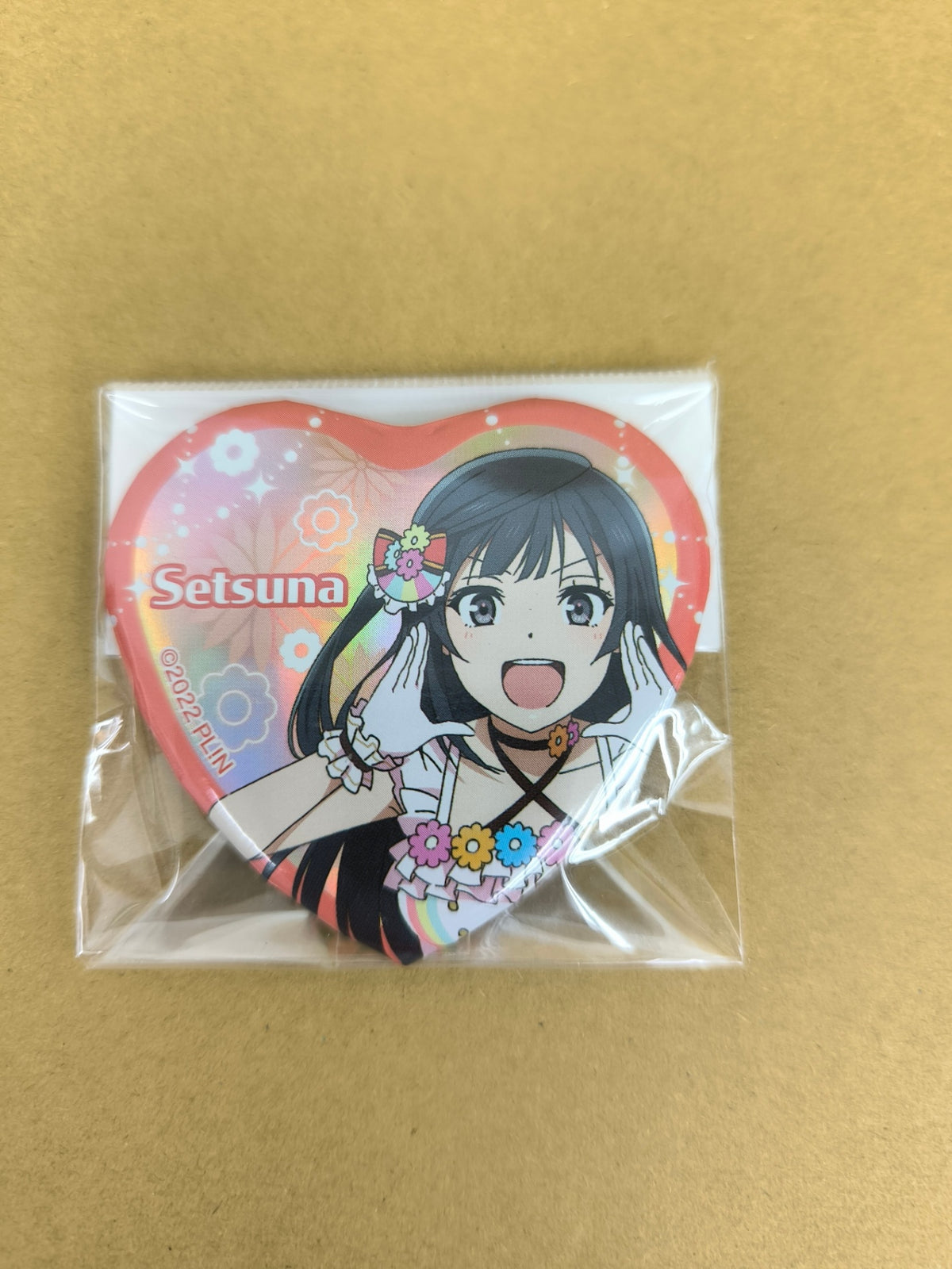 ラブライブ！ 虹ヶ咲学園スクールアイドル同好会 缶バッジ ハート型缶バッジ ニジガク展 優木せつ菜 [ll-00294]