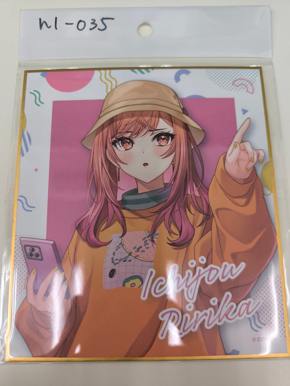 ホロライブ ReGLOSS渋谷さんぽ 色紙 一条莉々華 [hl-035]