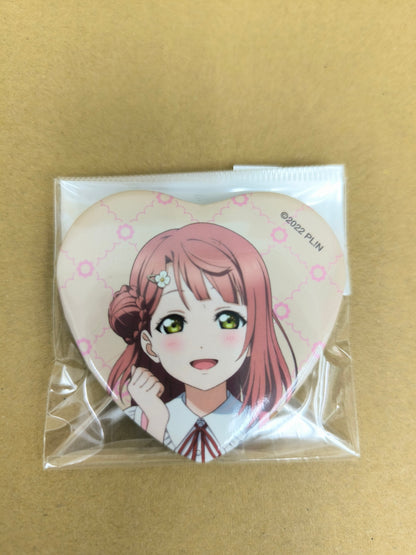 ラブライブ！ 虹ヶ咲学園スクールアイドル同好会 缶バッジ ハート型缶バッジ トキメキの未来地図フェア 上原歩夢 [ll-00276]