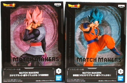 Dragon Ball Super MATCH MAKERS Son Goku VS Goku Black -Super Saiyan Rosé- 2 Figure Set