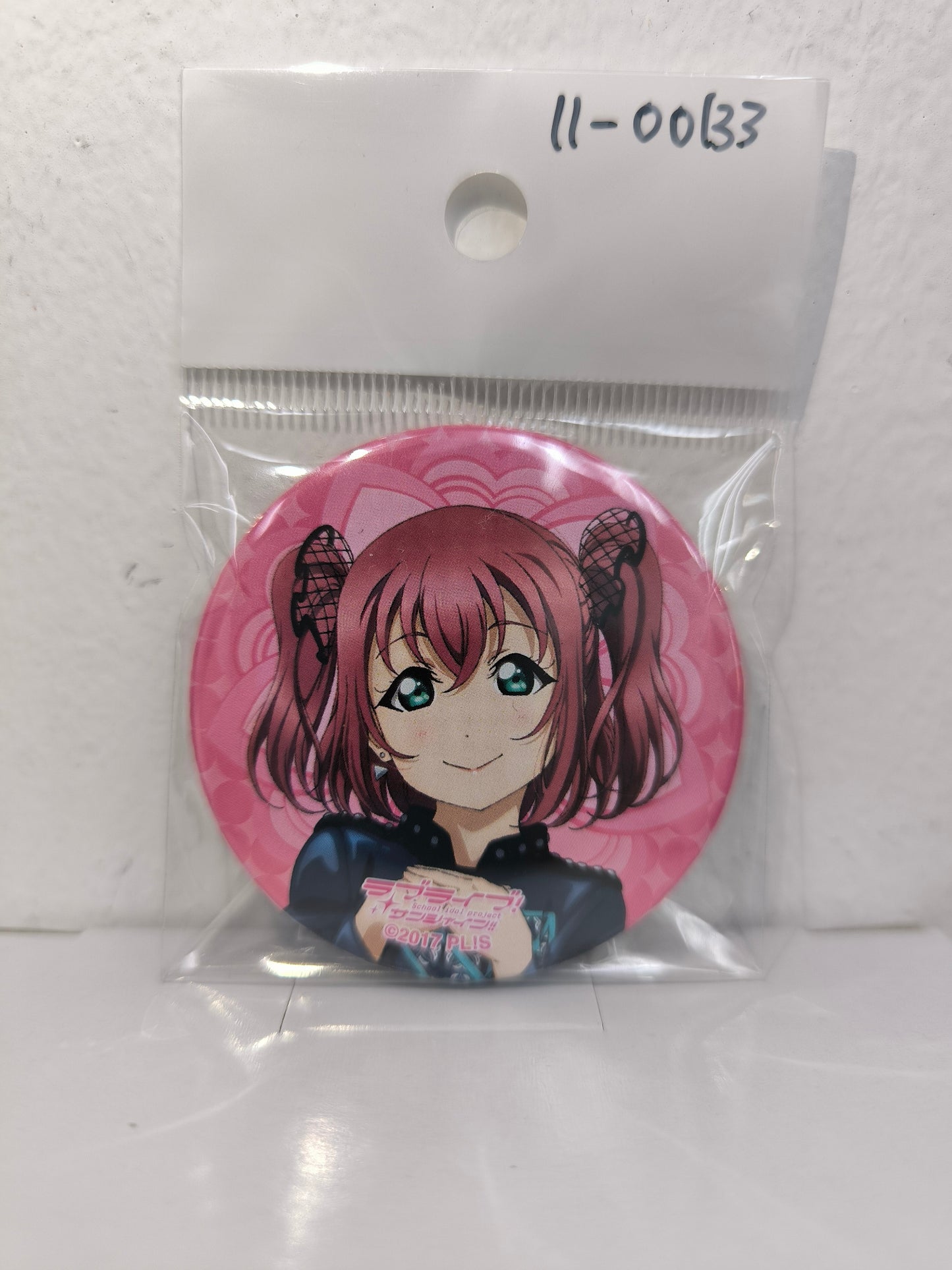 ラブライブ！サンシャイン!!　缶バッジ ５周年展示会 黒澤ルビィ [ll-00133]