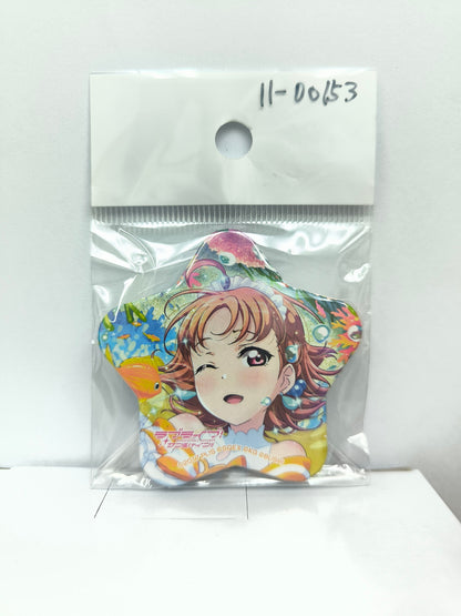 ラブライブ！サンシャイン!!　缶バッジ 星型缶バッジ vol.2 高海千歌 [ll-00153]