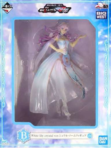 To celebrate the theatrical release, Ichiban Kuji will be holding the Macross Delta Absolute Live!!!!!! movie and the Macross Frontier: Labyrinth of Time short film, with a B-prize White Lily Crystal ver. Sheryl Nome figure.
