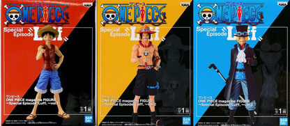 ONE PIECE magazine FIGURE ～Special Episode"Luff"～ vol.1 モンキー・D・ルフィ vol.2 ポートガス・D・エース vol.3 サボ 3種セット
