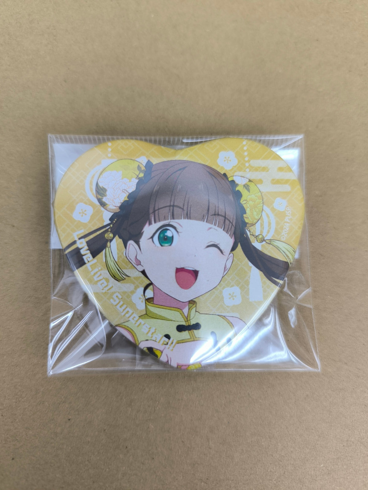 ラブライブ！ラブライブ！スーパースター！！ 缶バッジ ハート型缶バッジ 中華街 チャイナドレス 桜小路きな子 [ll-00404]