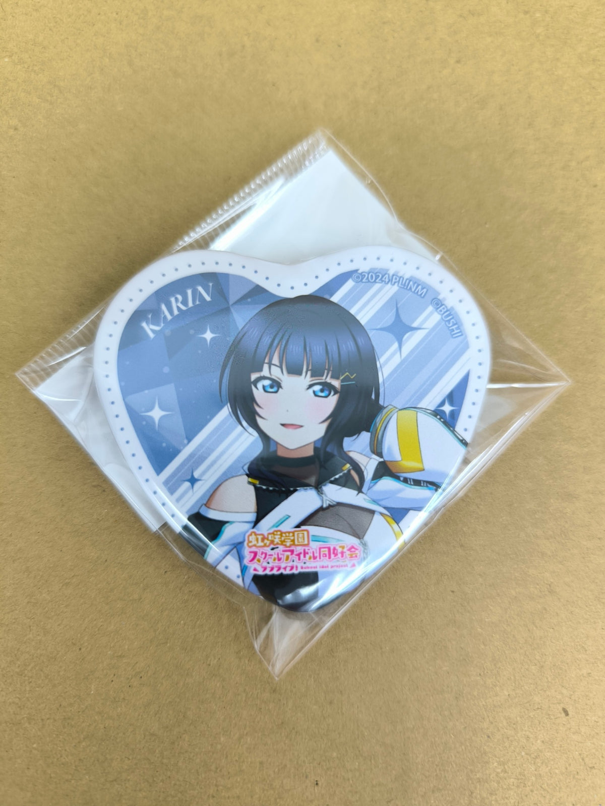ラブライブ！ 虹ヶ咲学園スクールアイドル同好会 缶バッジ ハート型缶バッジ GiGO ラブカ2026 朝香果林 [ll-00321]