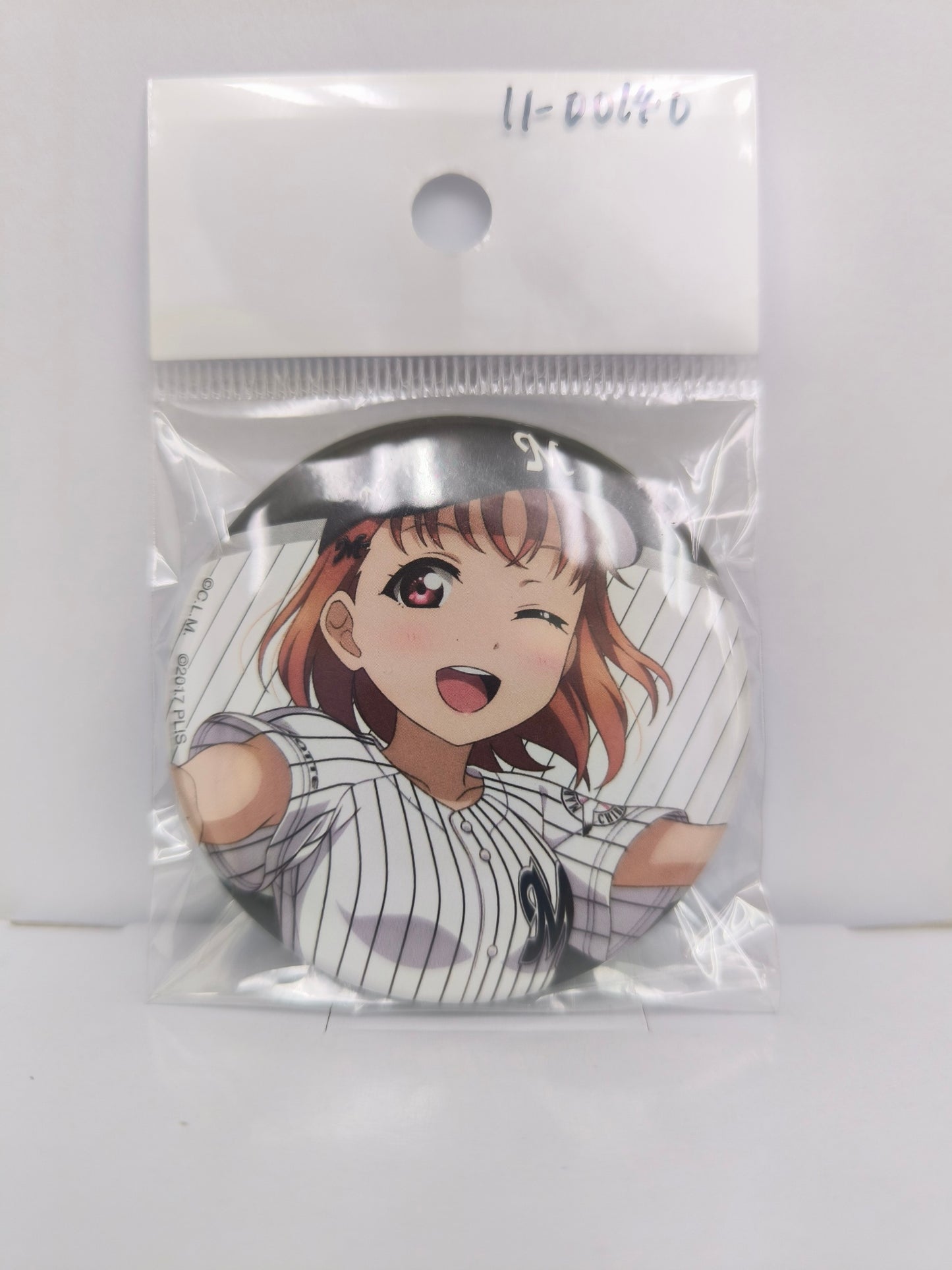 ラブライブ！サンシャイン!!　缶バッジ 千葉ロッテマリーンズ 高海千歌 [ll-00140]
