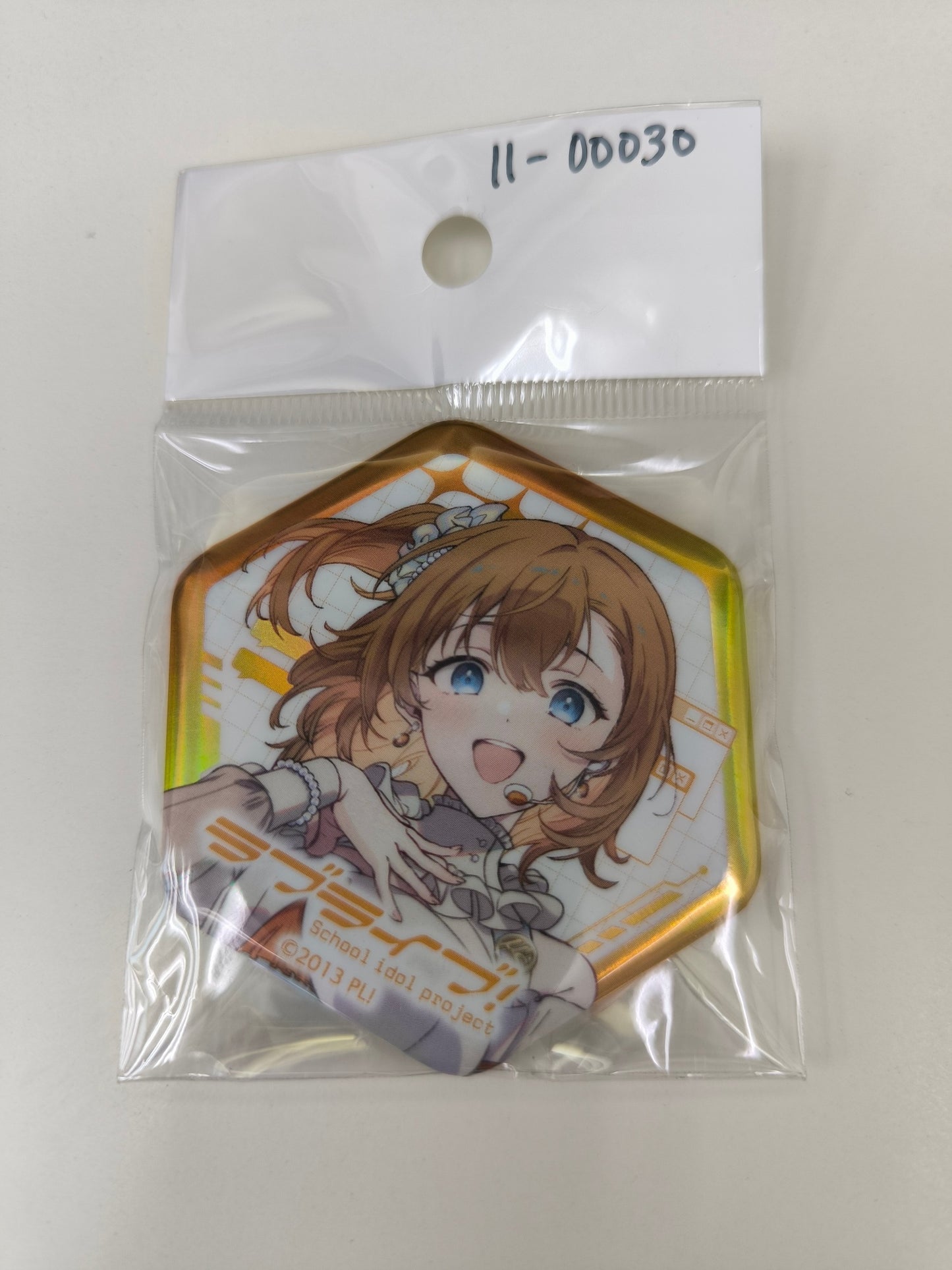 ラブライブ！ 缶バッジ TOPPA!!! BASE AKIBA ホログラム 高坂穂乃果 [ll-00030]