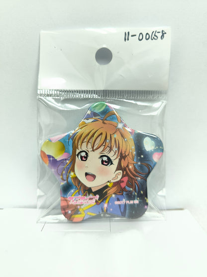 ラブライブ！サンシャイン!!　缶バッジ 星型缶バッジ vol.5 高海千歌 [ll-00158]