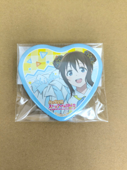 ラブライブ！ 虹ヶ咲学園スクールアイドル同好会 缶バッジ ハート型缶バッジ よみうりランド 桜坂しずく [ll-00347]