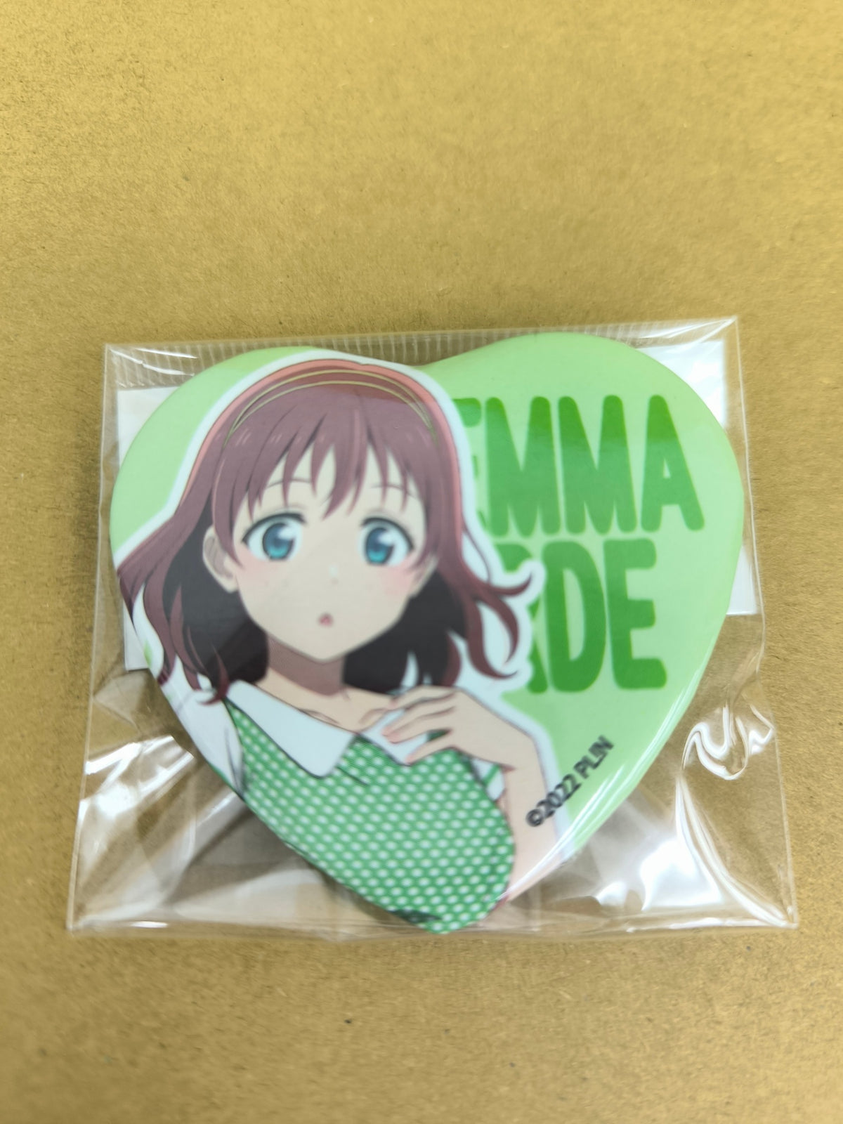 ラブライブ！ 虹ヶ咲学園スクールアイドル同好会 缶バッジ ハート型缶バッジ ニジガクレトロ エマ・ヴェルデ [ll-00323]
