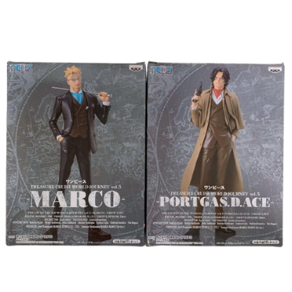ONE PIECE TREASURE CRUISE WORLD JOURNEY vol.5 - MARCO - PORTGAS.D.ACE - Set of 2