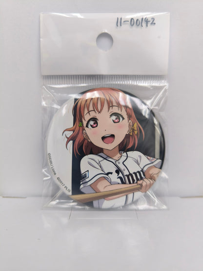 ラブライブ！サンシャイン!!　缶バッジ 埼玉西武ライオンズ 高海千歌 [ll-00142]