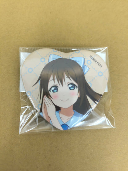 ラブライブ！ 虹ヶ咲学園スクールアイドル同好会 缶バッジ ハート型缶バッジ トキメキの未来地図フェア 桜坂しずく [ll-00343]