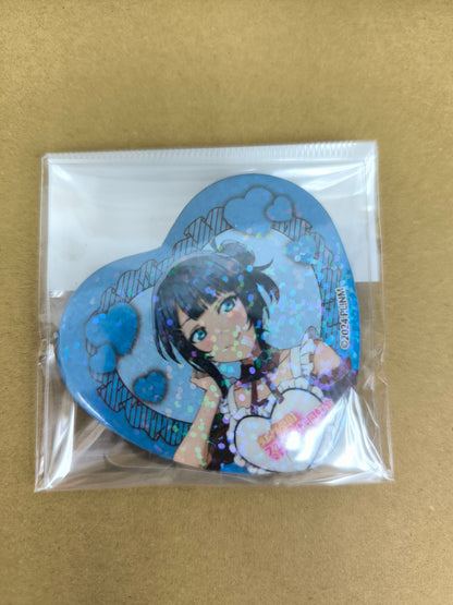 ラブライブ！ 虹ヶ咲学園スクールアイドル同好会 缶バッジ ハート型缶バッジ バレンタイン2026 ホロ 朝香果林 [ll-00318]