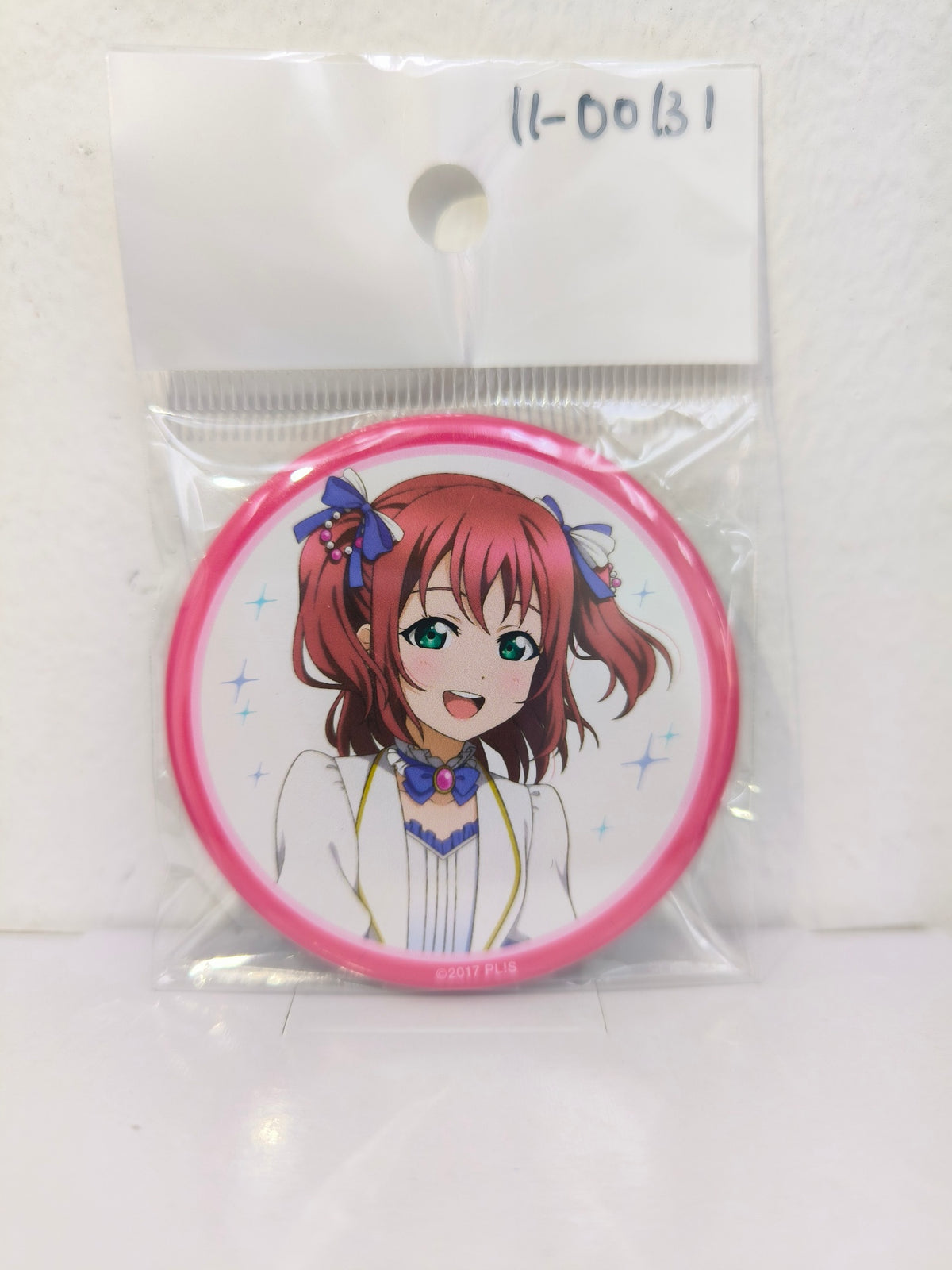 ラブライブ！サンシャイン!!　缶バッジ 浦の星女学院購買部 9周年記念 黒澤ルビィ [ll-00131]
