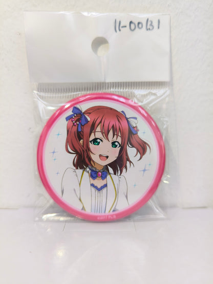 ラブライブ！サンシャイン!!　缶バッジ 浦の星女学院購買部 9周年記念 黒澤ルビィ [ll-00131]