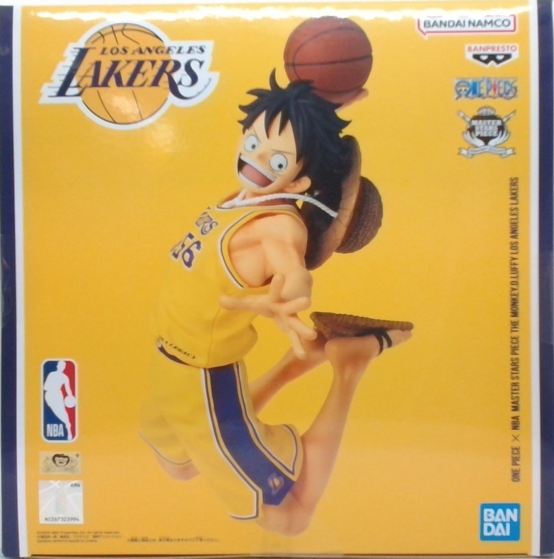 ONE PIECE ×NBA  MASTER STARS PIECE THE MONKEY.D.LUFFY LOS ANGELES LAKERS