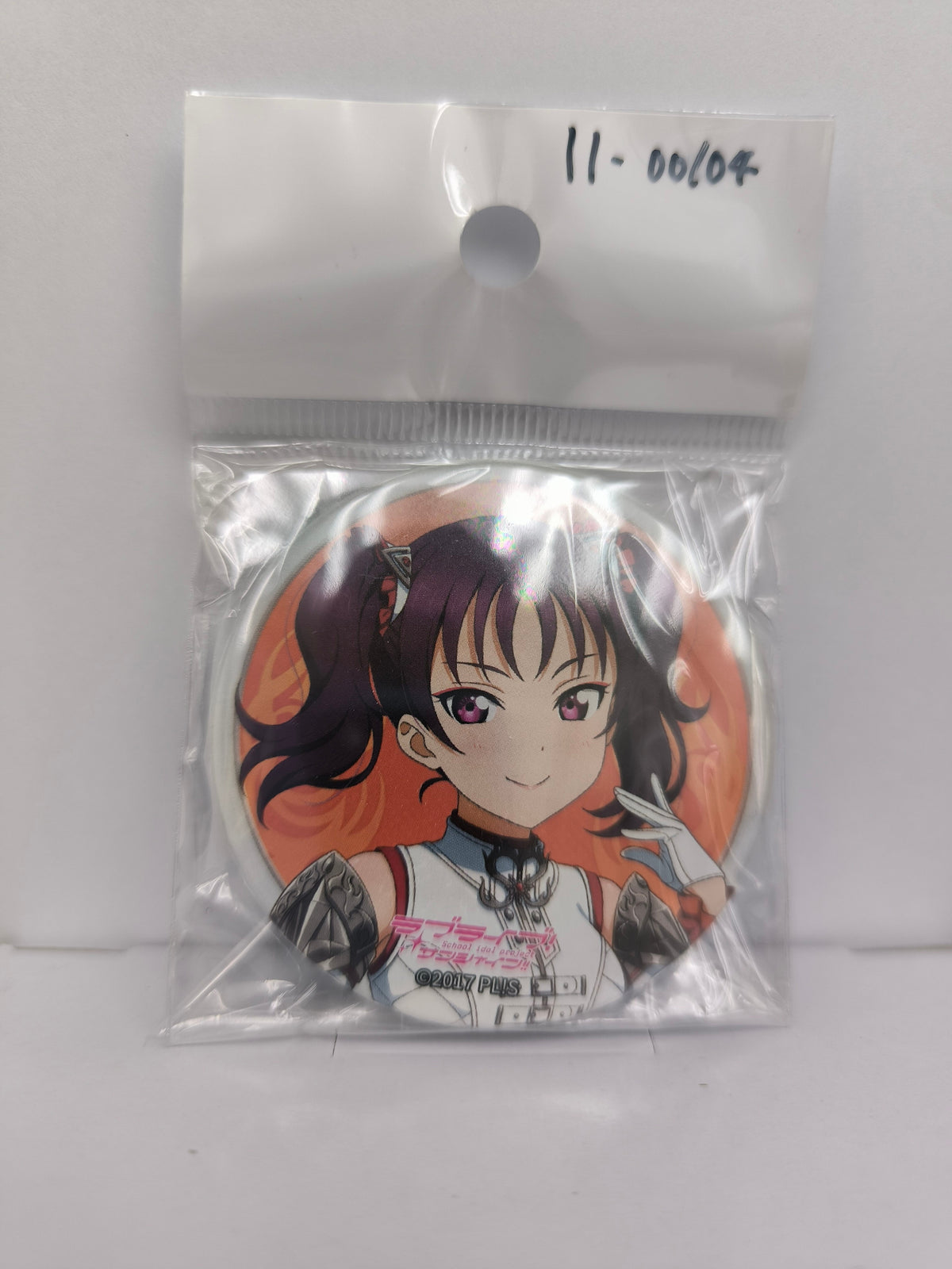 ラブライブ！サンシャイン!!　缶バッジ Guilty Kiss × Saint Snow TWO-MAN LIVE 鹿角理亞 [ll-00104]