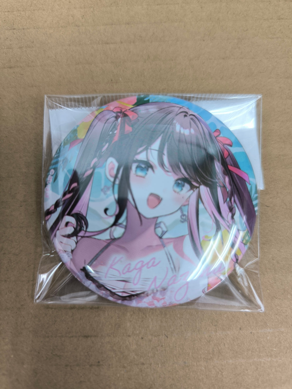 ぶいすぽっ！サマービーチ2024 ランダム缶バッジ 花芽なずな [ym-050]