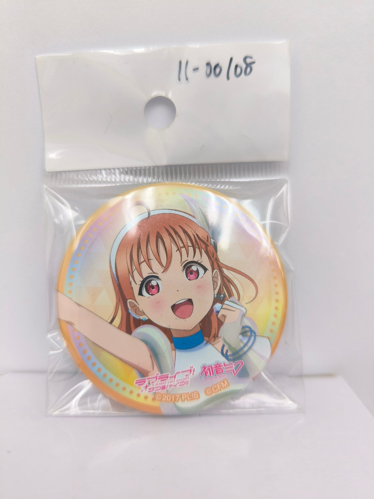 ラブライブ！サンシャイン!!　缶バッジ White Day Concert 高海千歌 [ll-00108]