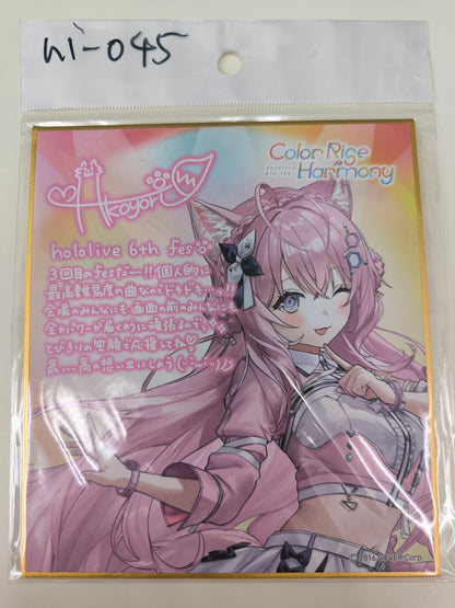 ホロライブ 6th Fes.  色紙  博衣こより [hl-045]