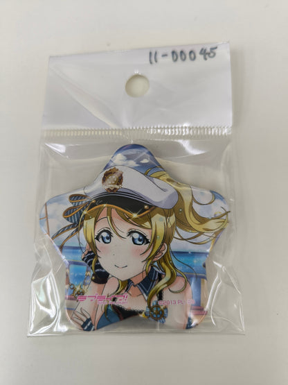 ラブライブ！ 缶バッジ 星型缶バッジ vol.4 絢瀬絵里  [ll-00045]