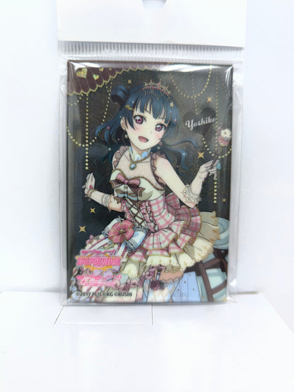 ラブライブ！サンシャイン!!　缶バッジ  しかくいホログラム バレンタイン編Part2ver. 津島善子 [ll-00144]