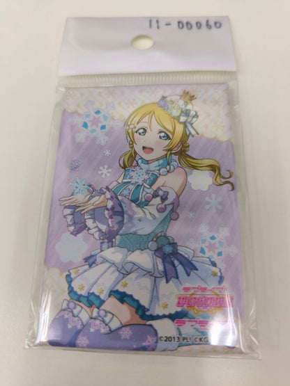 ラブライブ！ 缶バッジ しかくい 絢瀬絵里 ホワイトスノーver. [ll-00060]