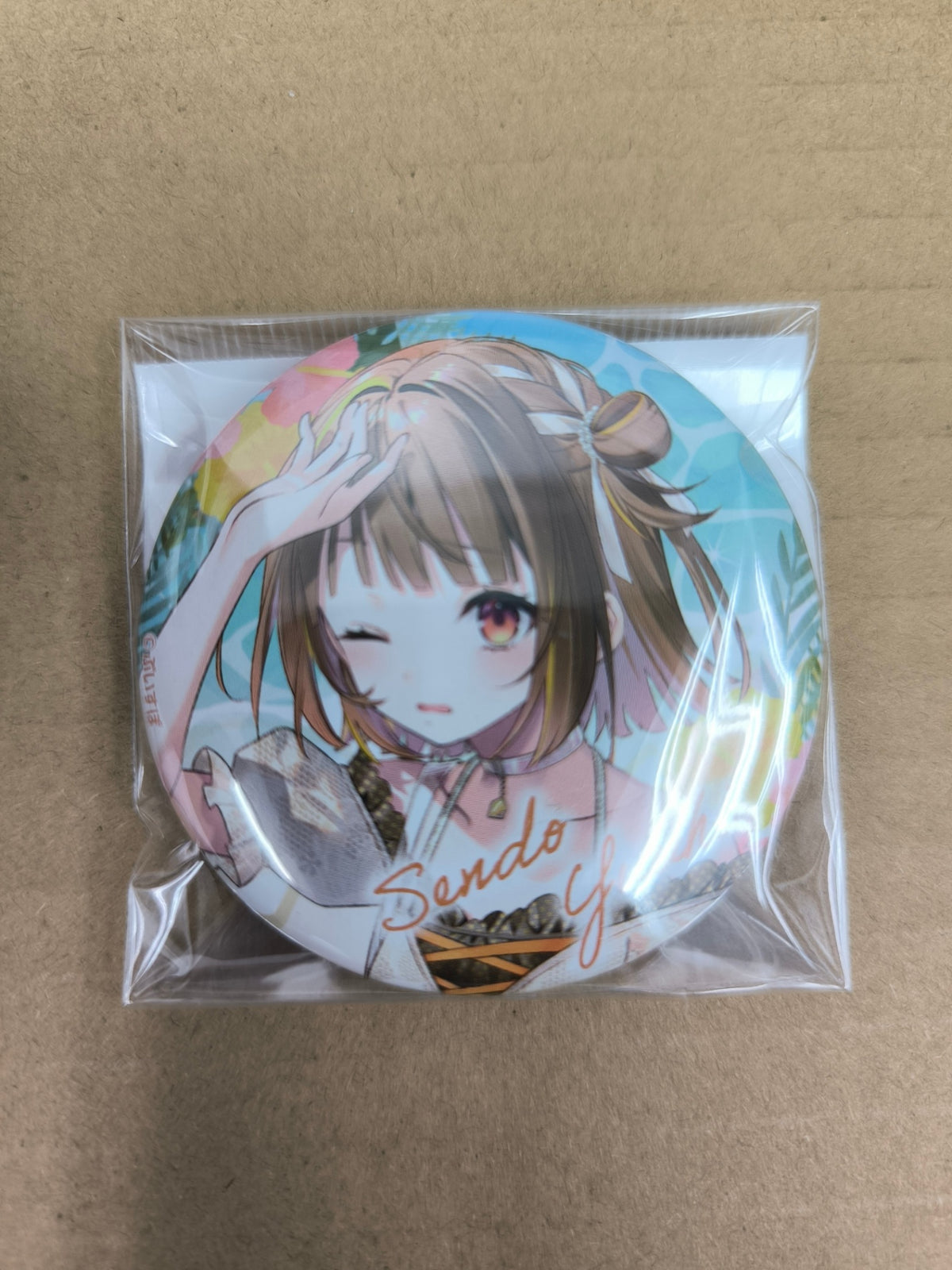 ぶいすぽっ！サマービーチ2024 ランダム缶バッジ 千燈ゆうひ [ym-062]