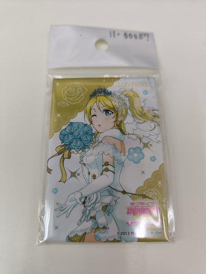 ラブライブ！ 缶バッジ しかくい 絢瀬絵里 パーティウェディングドレスver. [ll-00057]